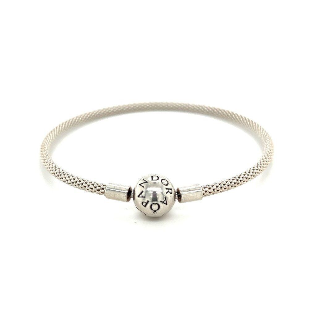 Pandora Mesh Round Clasp Bangle - image 1